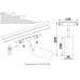 Трековый магнитный светильник Crystal Lux Space CLT 0.33 003 18W BL 3000K