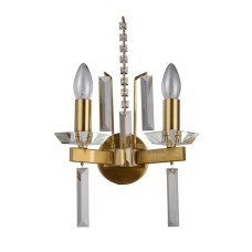 Бра Crystal Lux Marron AP2 Brass
