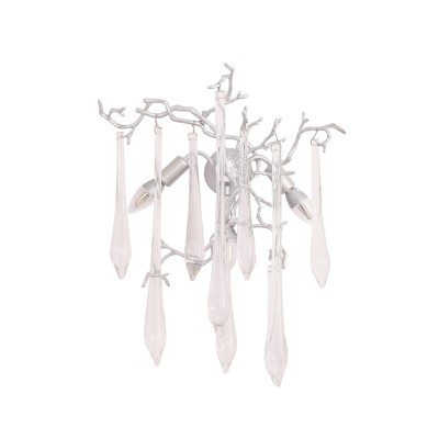 Настенный светильник Crystal Lux REINA AP3 SILVER PATINA
