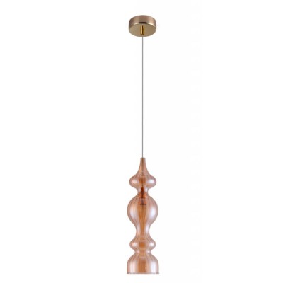 Подвесной светильник Crystal Lux Iris SP1 A Amber