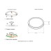 Подвесной светильник Crystal Lux CLT 526C400 BL