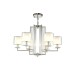Подвесная люстра Crystal Lux Nicolas NICOLAS SP-PL6 NICKEL/WHITE