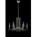 Подвесная люстра Crystal Lux AURELIO SP6 GOLD+CHROME/TRANSPARENT
