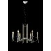 Подвесная люстра Crystal Lux AURELIO SP6 GOLD+CHROME/TRANSPARENT