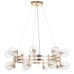 Подвесная люстра Crystal Lux LUXURY SP16 GOLD