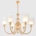 Подвесная люстра Crystal Lux ELENA SP6 GOLD