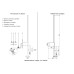 Настенный светильник Crystal Lux CLT 358W2 BS
