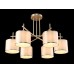 Потолочная люстра Crystal Lux Sergio PL6 Gold