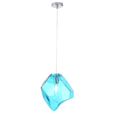 Подвесной светильник Crystal Lux NUESTRO SP1 CHROME/BLUE