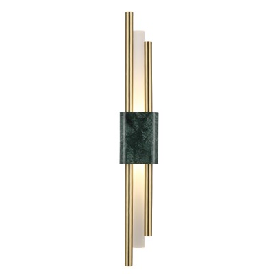 Настенный светильник Crystal Lux CARTA AP6W LED GREEN/BRASS