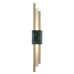 Настенный светильник Crystal Lux CARTA AP6W LED GREEN/BRASS