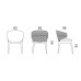 Обеденный стул DV Home Collection Egoist Beige