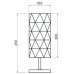 Настольная лампа декоративная Deko-Light Asterope linear 346004