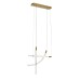 Подвесной светильник Delight Collection OB2412-3 gold/clear
