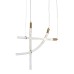 Подвесной светильник Delight Collection OB2412-3 gold/clear