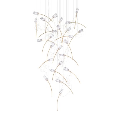 Каскадная люстра Delight Collection 9081P/25 gold
