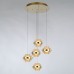 Подвесной светильник Delight Collection MD22030002 MD22030002-5A gold/champagne
