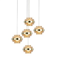 Подвесной светильник Delight Collection MD22030002 MD22030002-5A gold/champagne