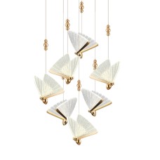 Подвесной светильник Delight Collection Butterfly OM8201008-7 rose gold