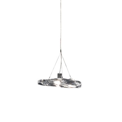 Подвесной светильник DeLight Collection Manta 2049P/D200 silver/clear
