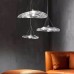 Подвесной светильник DeLight Collection Manta 2049P/D300 silver/clear