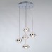 Подвесной светильник Delight Collection MD22030002 MD22030002-5A chrome/clear