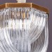 Подвесной светильник Delight Collection Murano Glass A001-400 L4 brass/clear