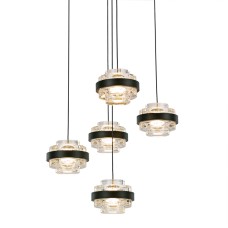 Подвесной светильник Delight Collection MD22030002 MD22030002-5A black/clear
