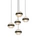 Подвесной светильник Delight Collection MD22030002 MD22030002-5A black/clear