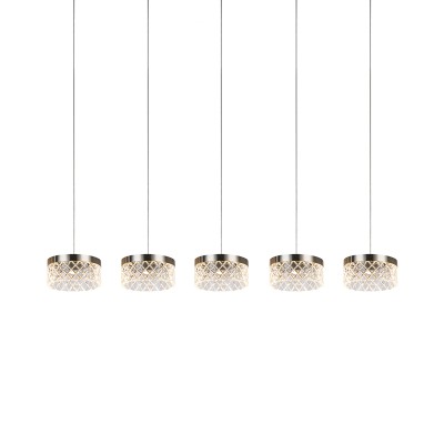 Подвесной светильник Delight Collection MD21020075 MD21020075-5B satin nickel