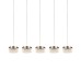 Подвесной светильник Delight Collection MD21020075 MD21020075-5B satin nickel