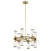 Люстра на штанге Delight Collection MD2061-12B br.brass