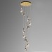 Каскадная люстра Delight Collection Colvin MT9176-10H titanium gold