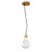 Подвесной светильник Delight Collection KR1197 KR1197P-1 brass/clear