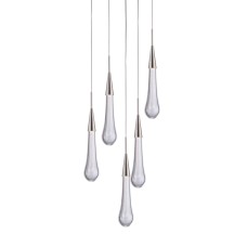 Подвесной светильник Delight Collection Pour MD2060-5A satin nickel