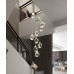 Подвесной светильник Delight Collection Crystal rock II 9701P/10R brass