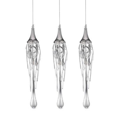 Подвесной светильник Delight Collection Goddess Tears P68009L-3 chrome