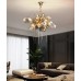 Подвесная люстра Delight Collection Britannica 8898P/AL gold/smoky