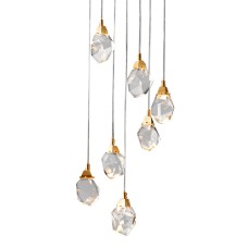 Подвесной светильник Delight Collection Crystal rock MD-020B-7 gold