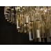 Подвесная люстра Delight Collection 1920s Odeon KR0387P-10A chrome/amber
