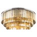 Подвесная люстра Delight Collection 1920s Odeon KR0387P-10A chrome/amber