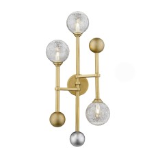 Настенный светильник Delight Collection Fluxus W68084-3 gold