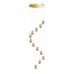 Каскадная люстра Delight Collection Terrene MD13003023-12A gold
