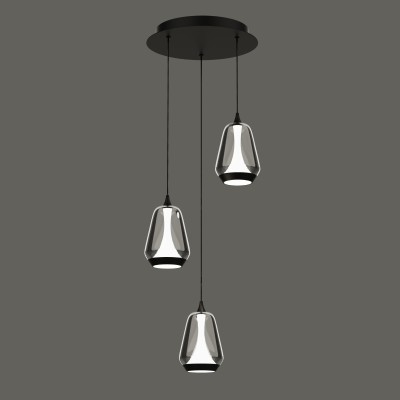 Подвесной светильник Delight Collection MD24001011-3A black/smoky