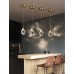 Подвесной светильник Delight Collection Crystal rock II 9701P/1 brass