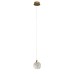 Подвесной светильник Delight Collection OD2440-1 gold/clear