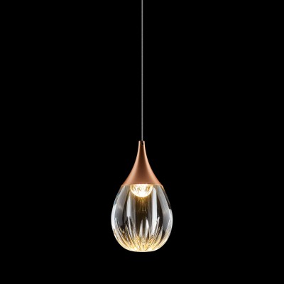 Подвесной светильник Delight Collection Stilla MD24001004-1A copper/clear