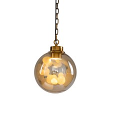 Подвесной светильник Delight Collection Soap KG1148P brass/amber