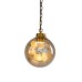 Подвесной светильник Delight Collection Soap KG1148P brass/amber