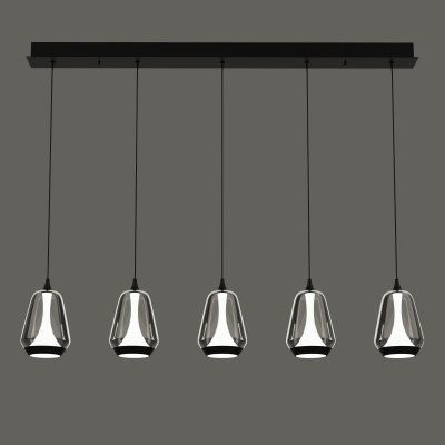 Подвесной светильник Delight Collection MD24001011-5B black/smoky